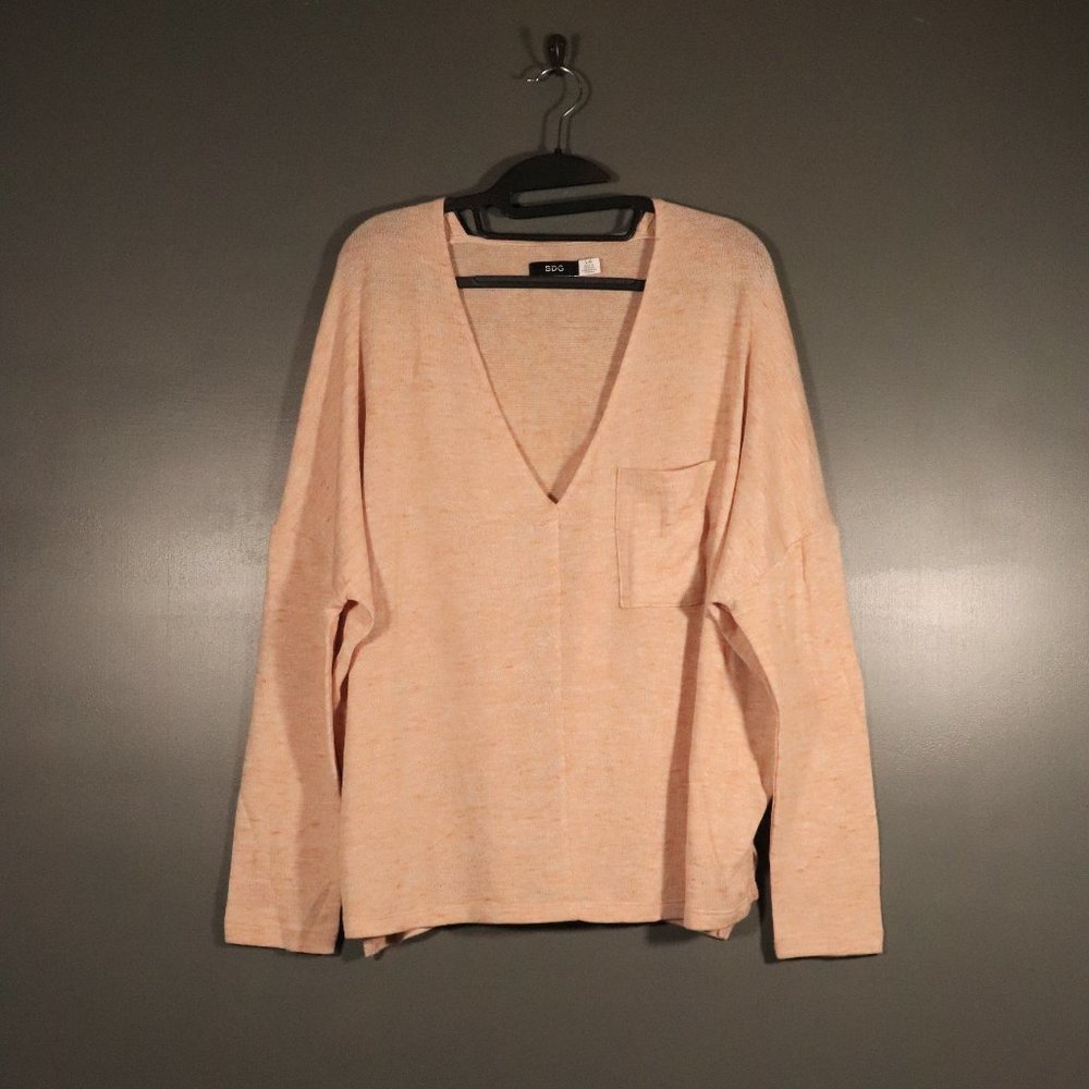 NWOT BDG X Urban Outfitters Tan V Neck Sweater